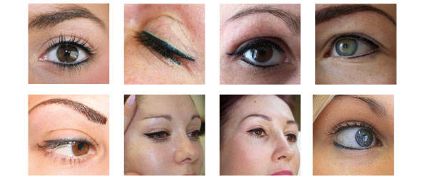 top eye lash enhancement with cosmetic tattooing
