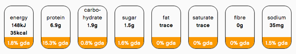 what is in skinade the collagen drink